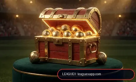 Download the app, unlock code LEAGUE100, and enter ₹1 contests faster