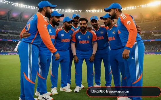 India vs Australia on Leaguex